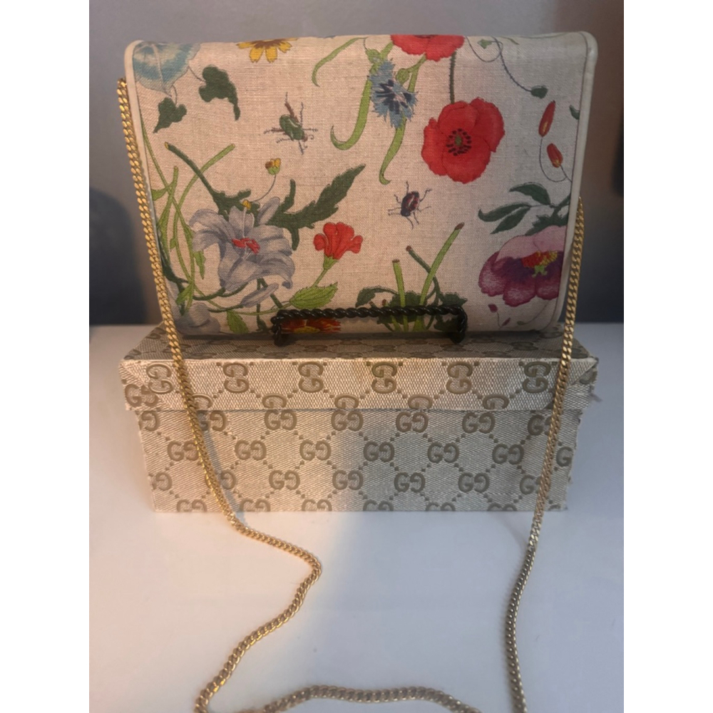 Gucci Floral Shoulder Bag/ Clutch - Picture 2 of 11